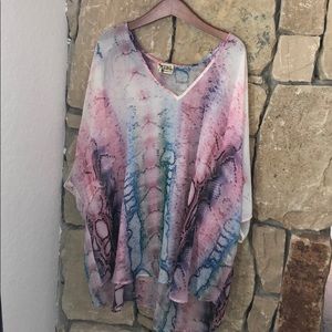 Show me your mumu Snakeskin tunic. Size Small.